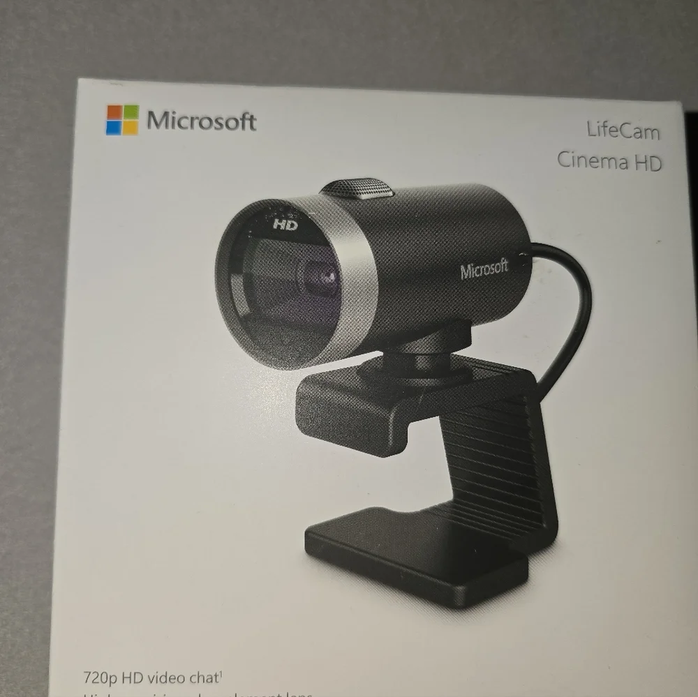 Microsoft LifeCam Cinema HD Webcam - Black